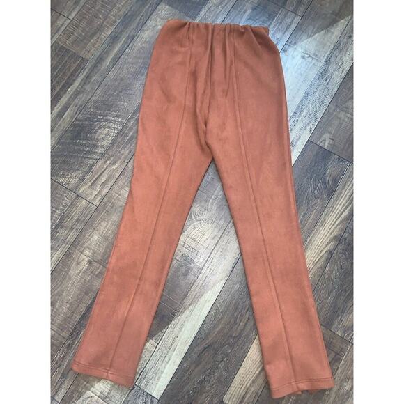 Avec Les Filles Slit-Front Sueded Leggings S $130$ spring  fall formal casual - Picture 7 of 7
